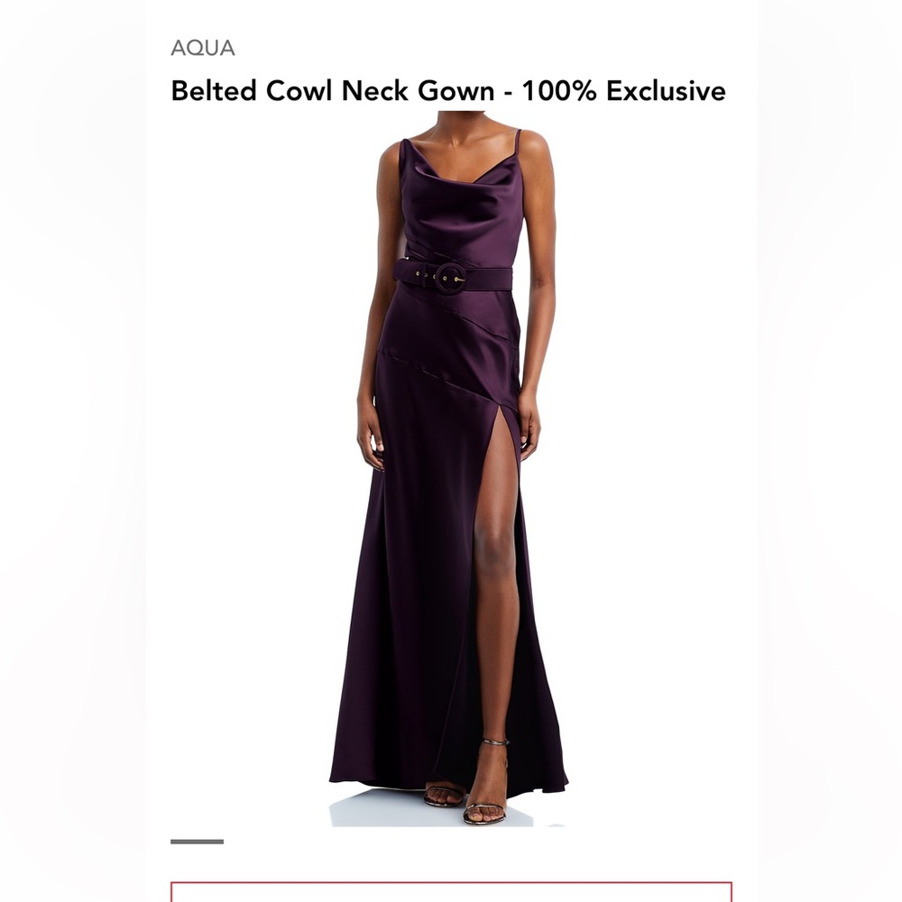 Like New Formal Belted Gown